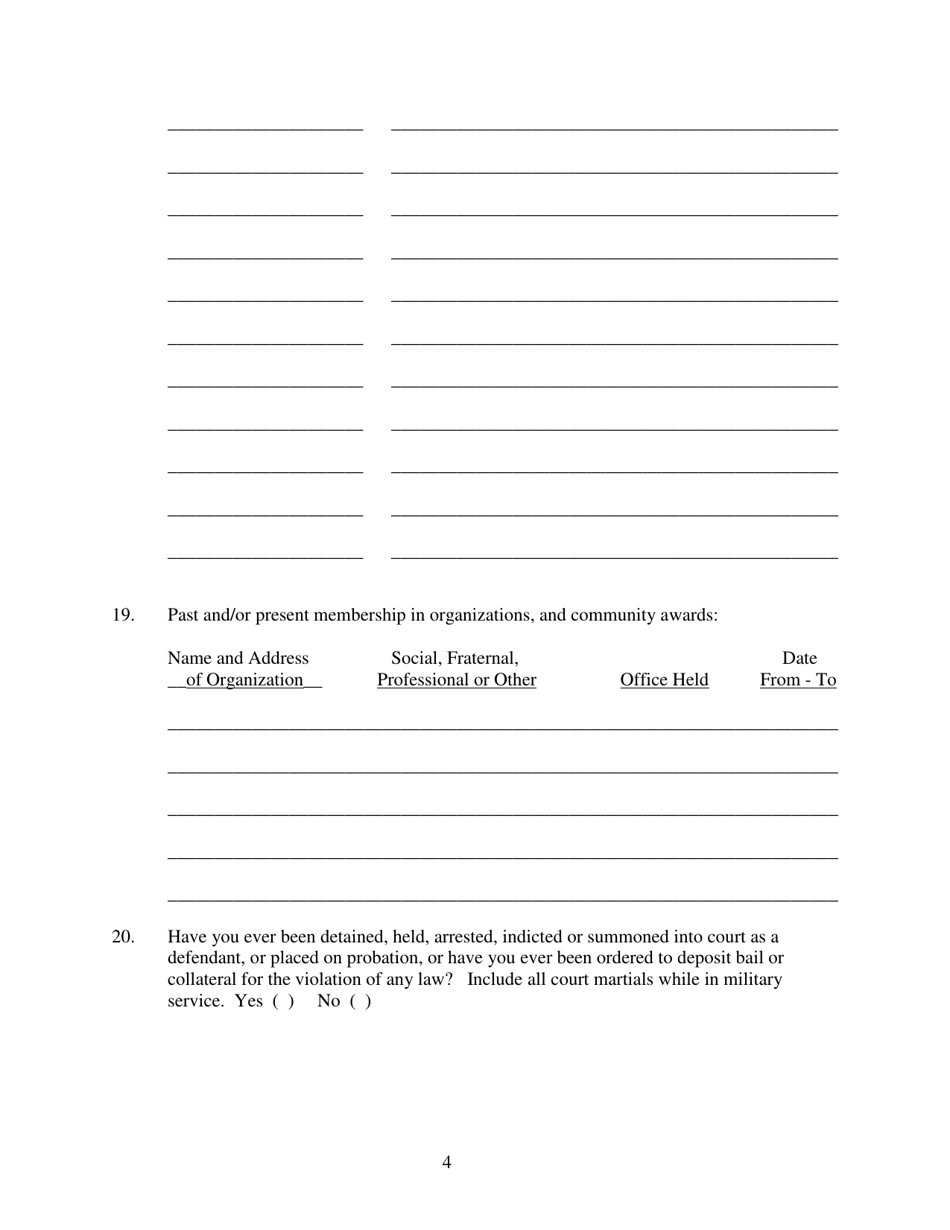 Initial Application for Pre-trial Diversion - Tennessee, Page 4