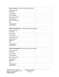 Form FL Non-Parent403 Icwa Notice - Attachment for Additional Child - Washington, Page 2