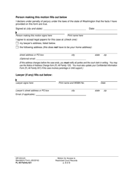 Form FL All Family021 Motion for Access to Restricted Court Records (Gr 22(C)(2)) - Washington, Page 3