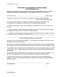 Document preview: Form 032-05-0611-00-ENG Provisions of the Emergency Preparedness and Response Plan - Virginia