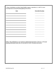 Form 032-05-0702-03-ENG Initial Application for Licensure of a Child Welfare Agency, Assisted Living Facility, or Adult Day Care Center - Virginia, Page 5