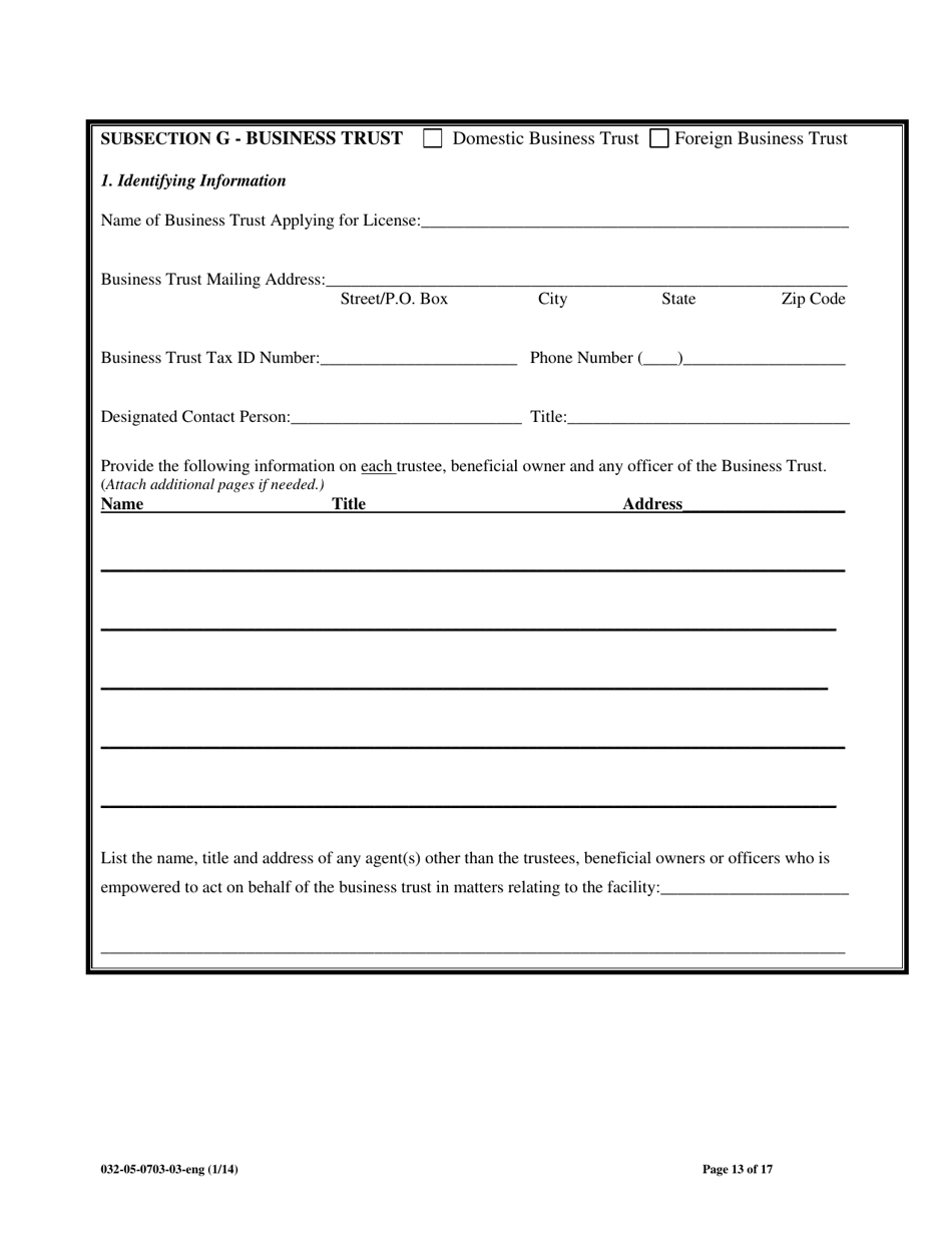 Form 032-05-0703-03-ENG Renewal Application for Licensure of a Child Welfare Agency, Assisted Living Facility, or Adult Day Care Center - Virginia, Page 13
