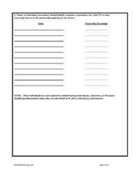 Form 032-05-0703-03-ENG Renewal Application for Licensure of a Child Welfare Agency, Assisted Living Facility, or Adult Day Care Center - Virginia, Page 5