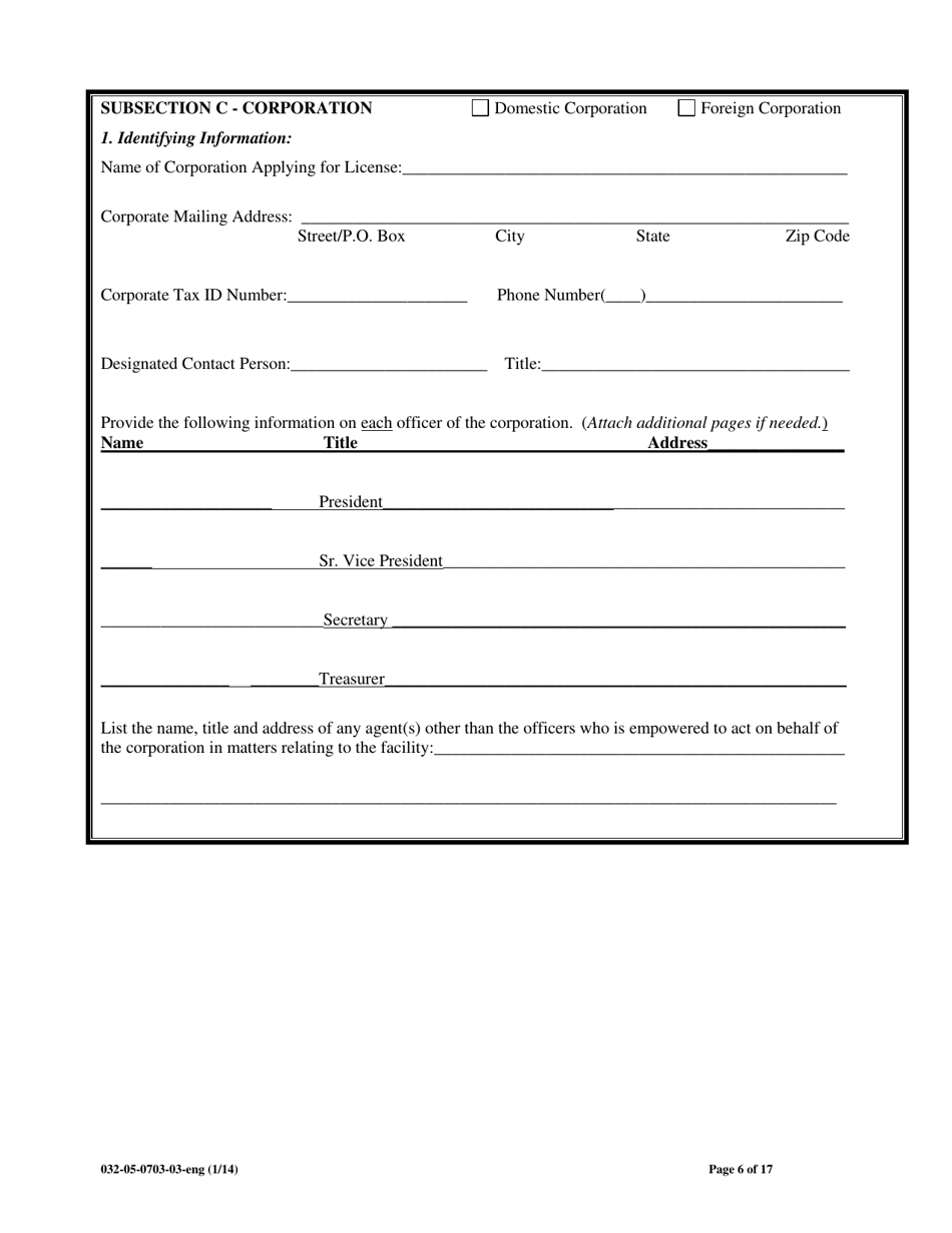 Form 032-05-0703-03-ENG Renewal Application for Licensure of a Child Welfare Agency, Assisted Living Facility, or Adult Day Care Center - Virginia, Page 6