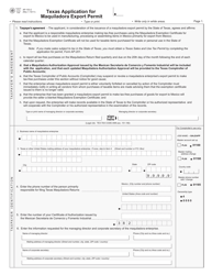 Form AP-153 Texas Application for Maquiladora Export Permit - Texas, Page 2