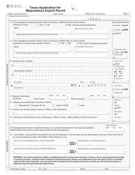 Form AP-153 Texas Application for Maquiladora Export Permit - Texas, Page 3