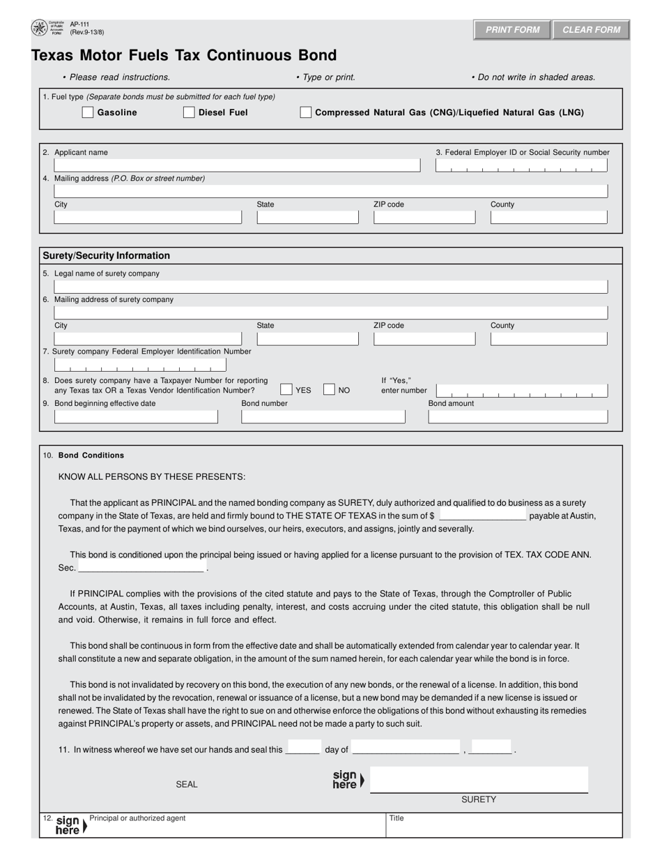 Form Ap 111 Fill Out Sign Online And Download Fillable Pdf Texas Form Ap 111 Fill Out Sign Online And Download Fillable Pdf Texas