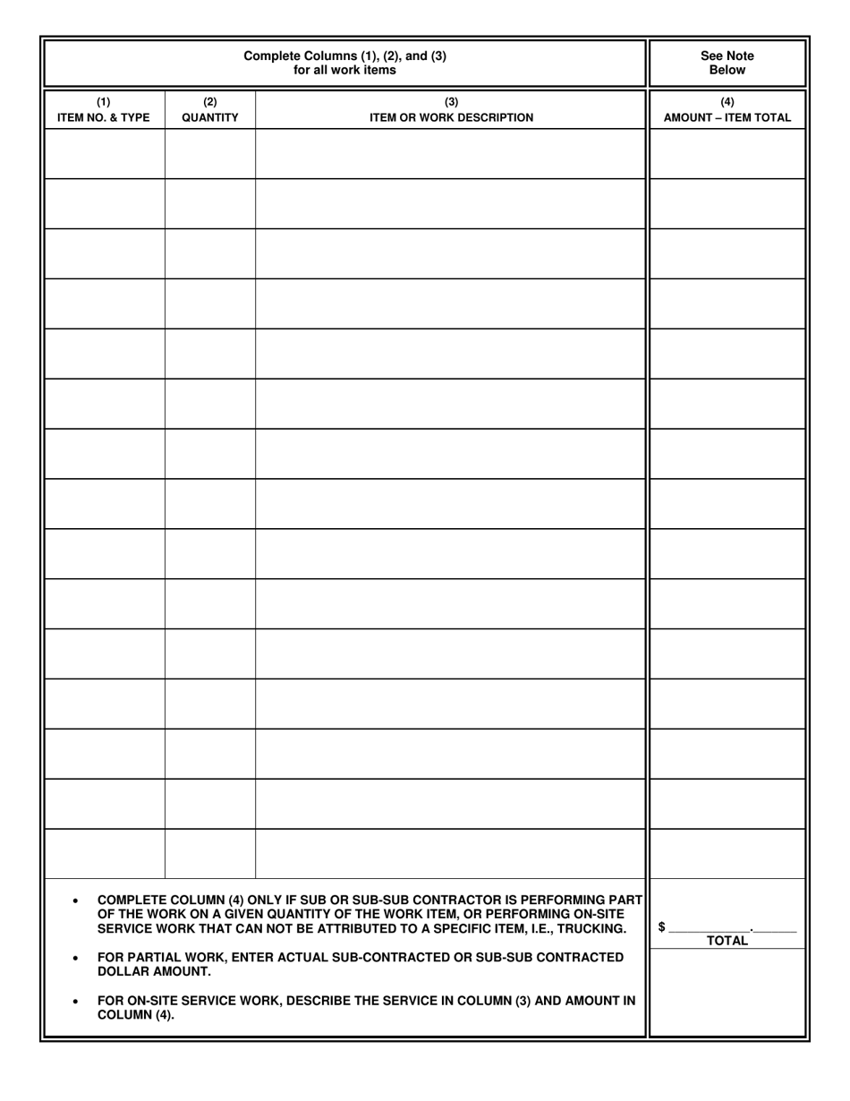 Form CS-4339R Request for Subcontractor Approval - Pennsylvania, Page 2
