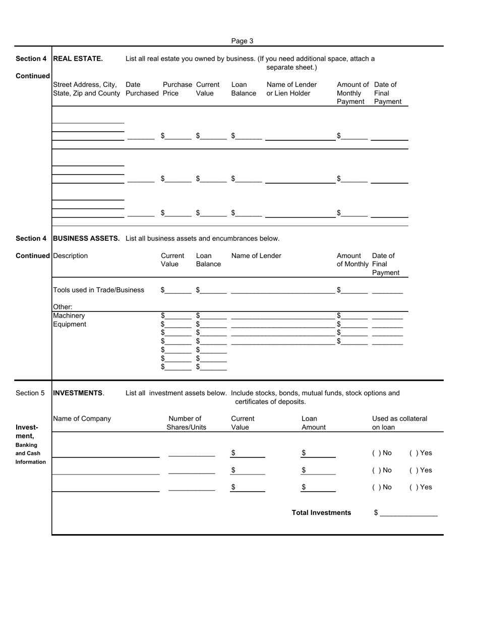 Form RI433 B Collection Information Statement for Businesses - Rhode Island, Page 3