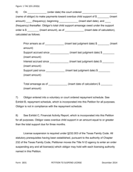 Form 1831 Administrative Petition to Suspend License - Texas, Page 2