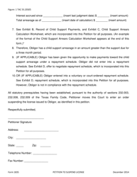 Form 1835 Petition to Suspend License - Texas, Page 2