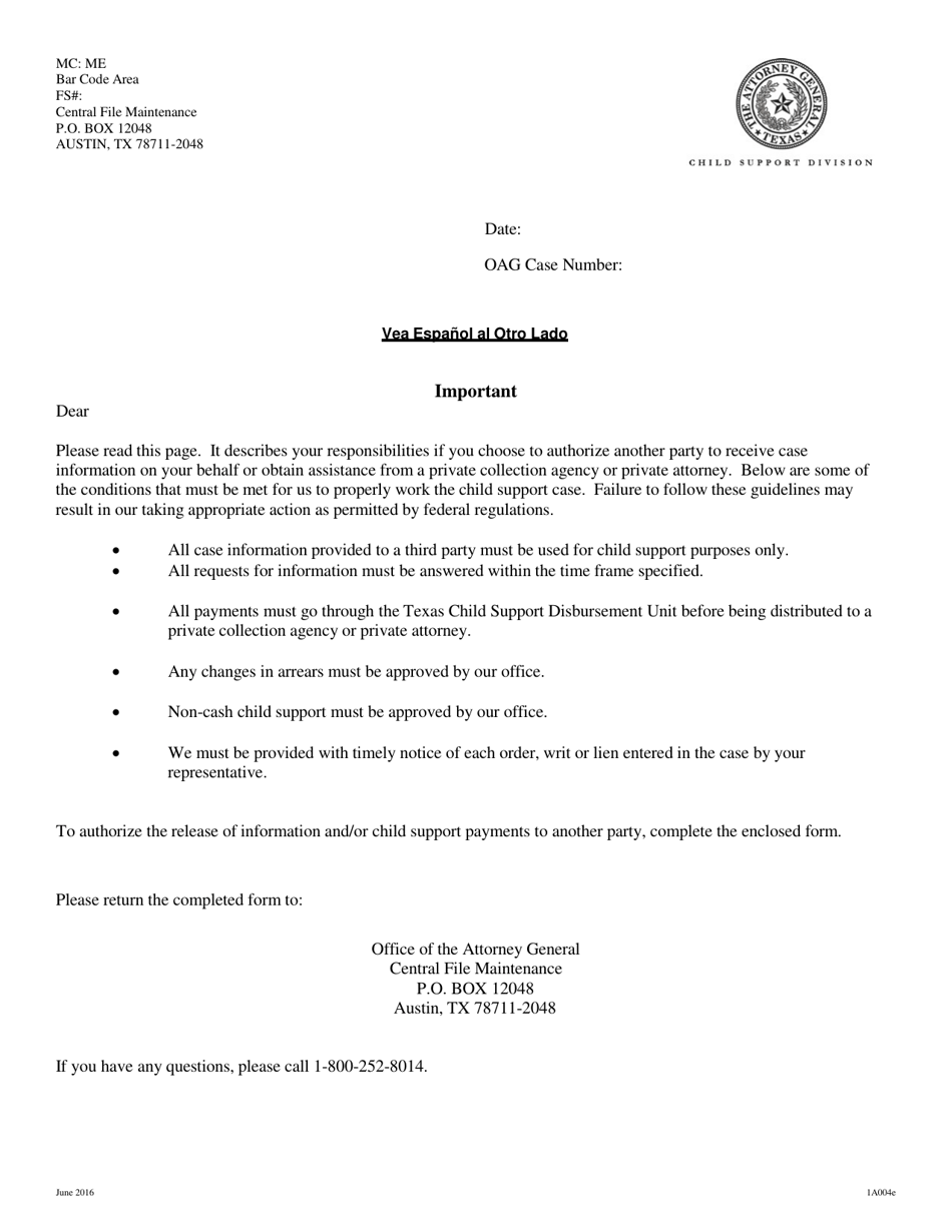 Form 1A004E - Fill Out, Sign Online and Download Printable PDF, Texas ...