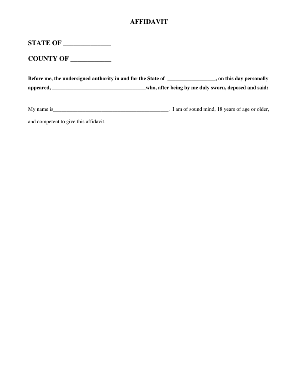 Form OIG-2 Personnel Complaint Affidavit (Over 18 Years of Age) - Texas, Page 1