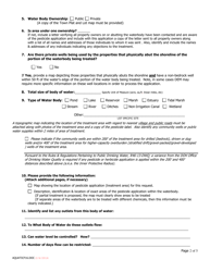 Application for Permit to Control Aquatic Nuisance Species Using Pesticides - Rhode Island, Page 2