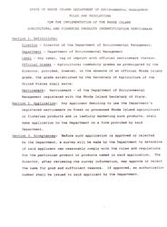 Application for the Use of the Rhode Island Agricultural/Fisheries-Servicemark - Rhode Island, Page 2