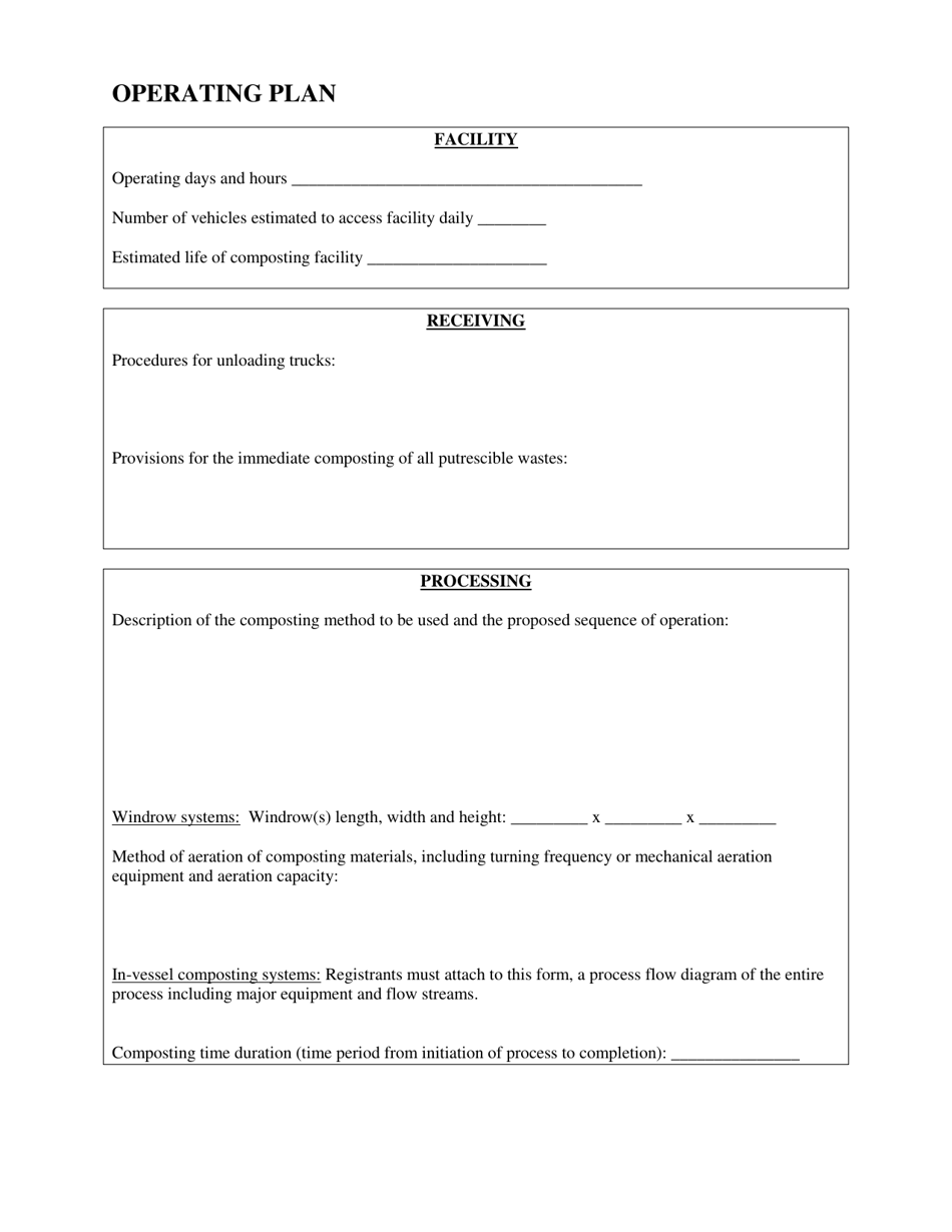 Medium Scale Compost Facilities Registration Form - Rhode Island, Page 2