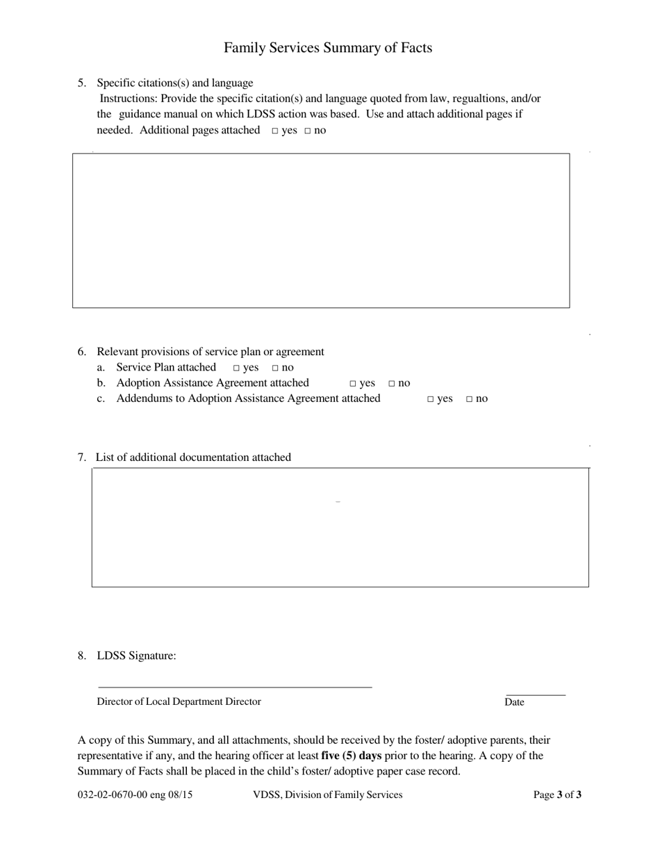 Form 032-02-0670-00-ENG Family Services Summary of Facts - Virginia, Page 3