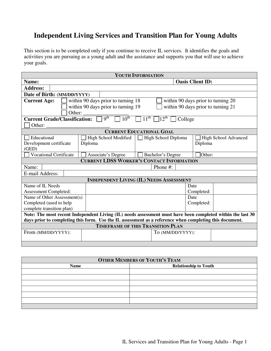 Form 032-19-0011-01-ENG ILP 90 Day Transition Plan - Virginia, Page 11