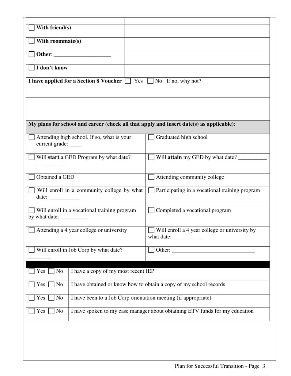 Form 032-19-0011-01-ENG ILP 90 Day Transition Plan - Virginia, Page 7