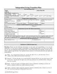 Form 032-04-0076-02-ENG Independent Living Transition Plan - Virginia, Page 2