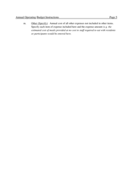 Form 032-05-0261-02-ENG Annual Operating Budget - Virginia, Page 5