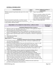 Form 032-05-0710-02-ENG Part II: Program Addendum to Application for Licensure of an Assisted Living Facility - Virginia, Page 2