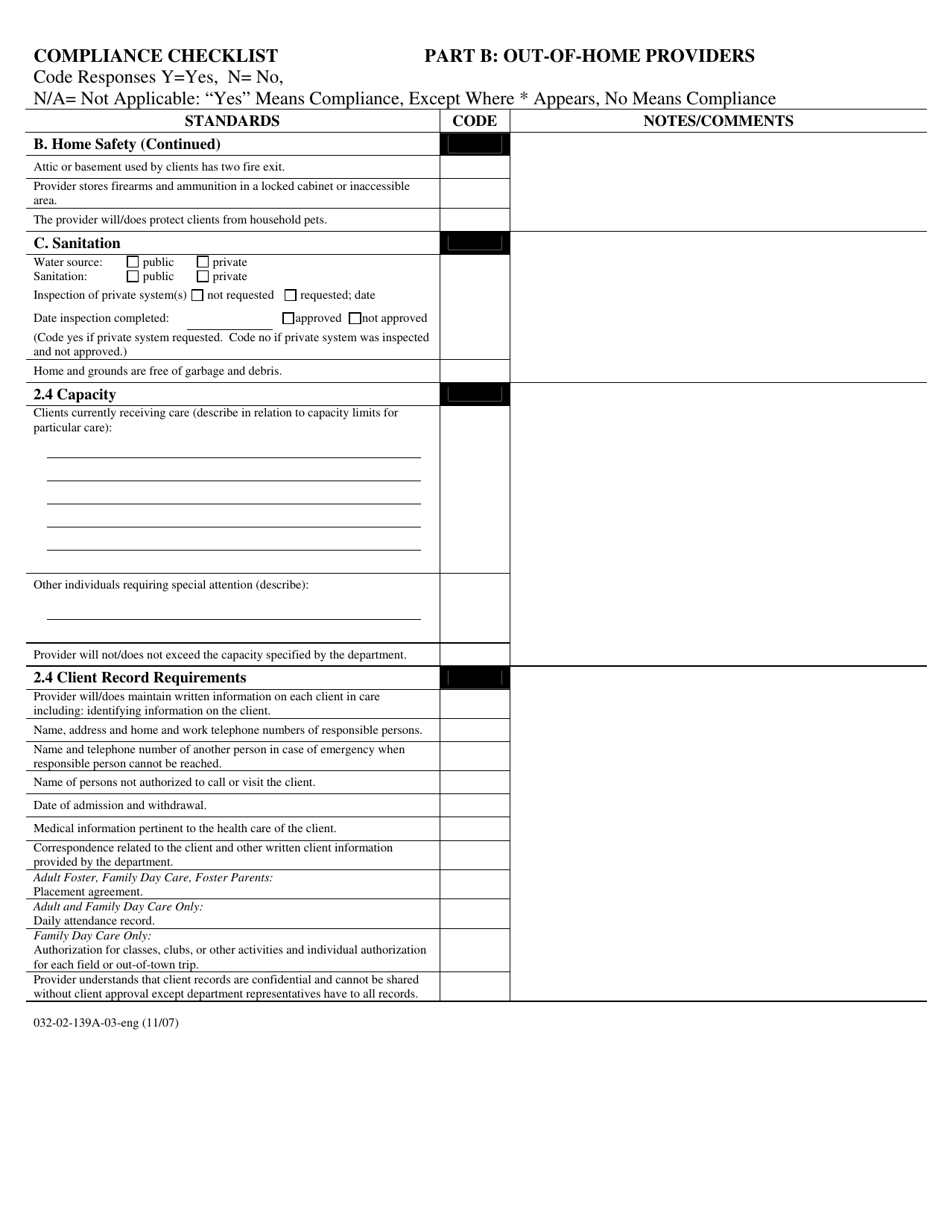 Form 032-02-139A-03-ENG Compliance Form for Department Approved Provider - Virginia, Page 6
