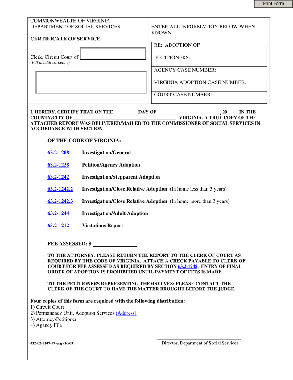 Form 032-02-0107-07-ENG - Fill Out, Sign Online and Download Fillable ...