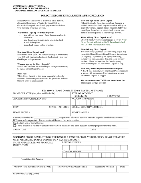 Form 032-03-0672-03-ENG  Printable Pdf
