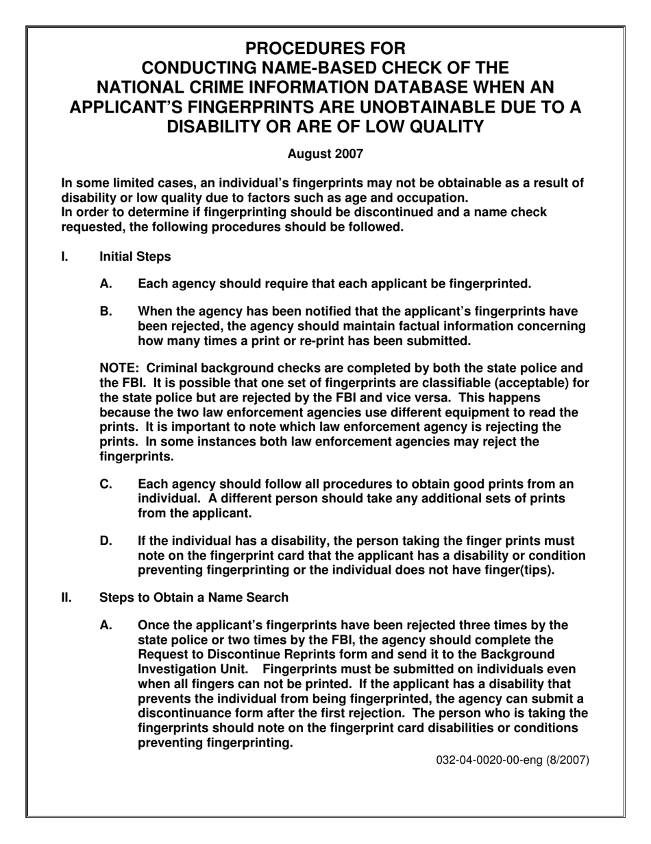 Form 032-04-0020-00-ENG - Fill Out, Sign Online and Download Printable ...