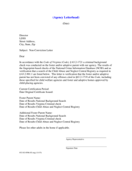 Document preview: Form 032-02-0506-02-ENG Criminal Background Check Non Conviction - Virginia