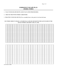 Document preview: Form 032-05-042/1 Emergency Escape Plan - Virginia