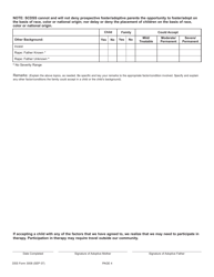 DSS Form 3008 Child Factors Checklist - South Carolina, Page 4