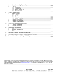 Form CSC-001Y Index to Catalog and Supplements - Texas, Page 3