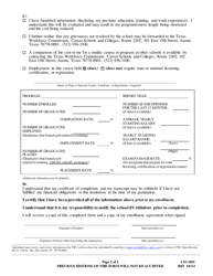 Form CSC-005 Receipt of Enrollment Policies - Texas, Page 2
