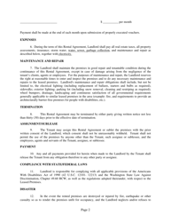 Delegated State Rental Agreement for Parking Space - Washington, Page 2