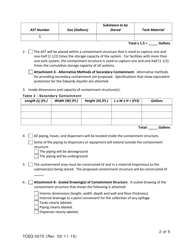 Form TCEQ-0575 Aboveground Storage Tank Facility Plan Application - Texas, Page 2