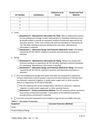 Form TCEQ-0583 Underground Storage Tank Facility Plan Application - Texas, Page 2