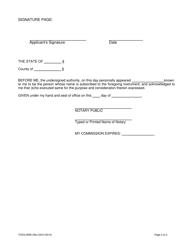 Form TCEQ-0599 Agent Authorization Form - Texas, Page 2