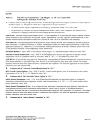 Form OP-UA19 (TCEQ-10034) Waste Water Unit Attributes - Texas, Page 2