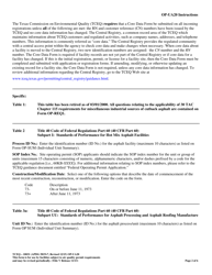 Form OP-UA20 (TCEQ-10031) Asphalt Operations Attributes - Texas, Page 2