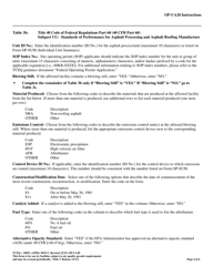 Form OP-UA20 (TCEQ-10031) Asphalt Operations Attributes - Texas, Page 4
