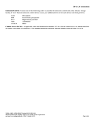 Form OP-UA20 (TCEQ-10031) Asphalt Operations Attributes - Texas, Page 6