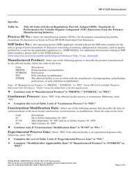Form OP-UA28 (TCEQ-10048) Polymer Manufacturing Attributes - Texas, Page 2