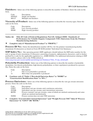 Form OP-UA28 (TCEQ-10048) Polymer Manufacturing Attributes - Texas, Page 6