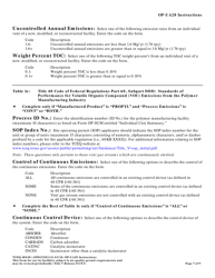 Form OP-UA28 (TCEQ-10048) Polymer Manufacturing Attributes - Texas, Page 7