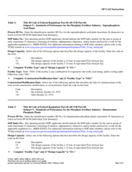 Form OP-UA42 (TCEQ-10093) Phosphate Fertilizer Manufacturing Attributes - Texas, Page 3