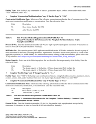 Form OP-UA42 (TCEQ-10093) Phosphate Fertilizer Manufacturing Attributes - Texas, Page 4