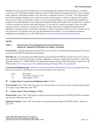 Form TCEQ-10094 (OP-UA43) Sulfuric Acid Production Attributes - Texas, Page 2