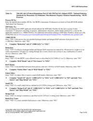 Form TCEQ-10296 (OP-UA60) Chemical Manufacturing Process Unit Attributes - Texas, Page 12